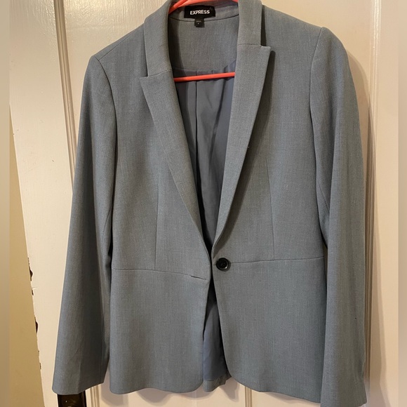 Express Jackets & Blazers - Express Light Blue Blazer | Size 0